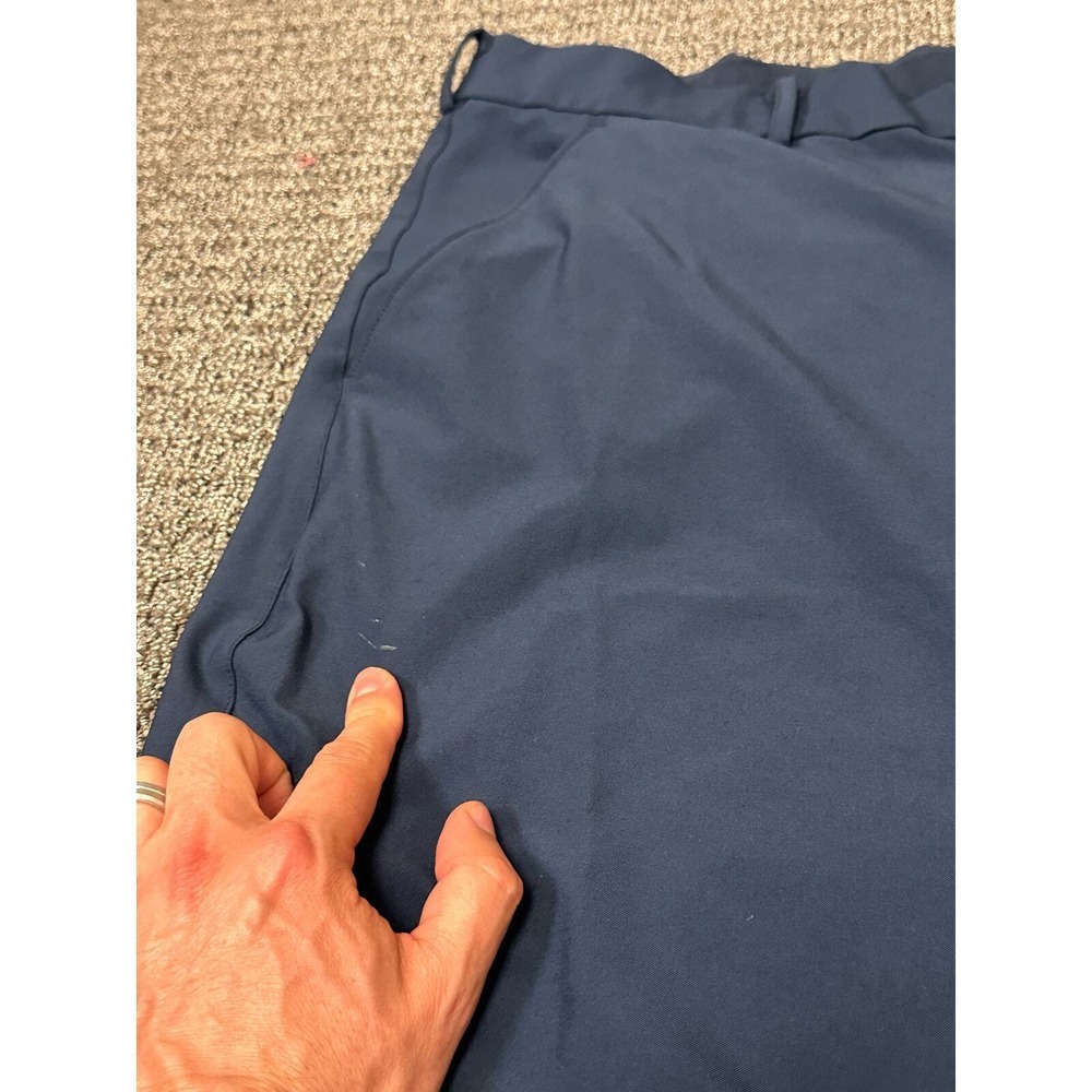 FLX Golf Pants Mens Sz 44x34 (44x28 Measure) Chino Slacks Dark Blue Performance - Picture 8 of 8